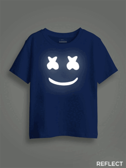 Marshmello Reflective Kids Glow Tshirt