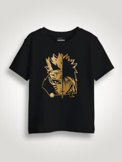 Naruto Gold Printed Kids Tshirt