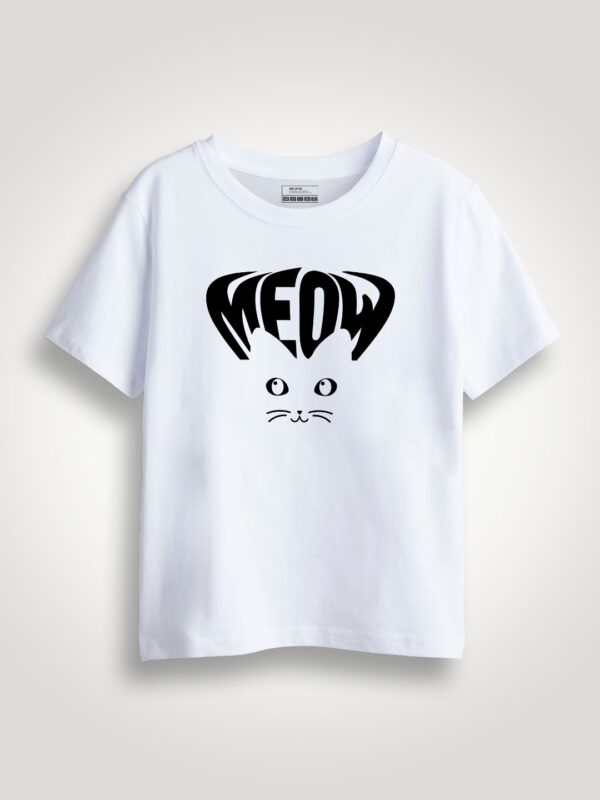Meow Cat Eye  Kids Tshirt