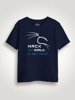Hack the World Hacker  Kids Tshirt