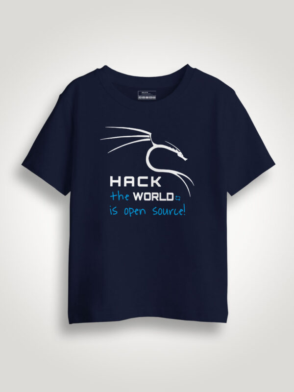 Hack the World Hacker  Kids Tshirt