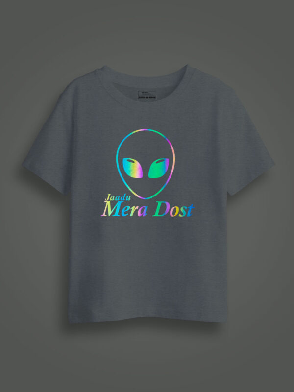 Jaadu Mera Dost Rainbow Reflective Kids Glow Tshirt