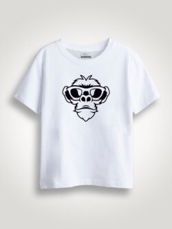 Monkey Face  Kids Tshirt