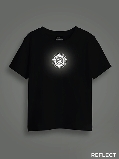 Om Reflective Kids Glow Tshirt