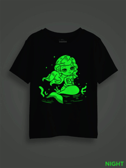 Mermaid Kids Glow Tshirt