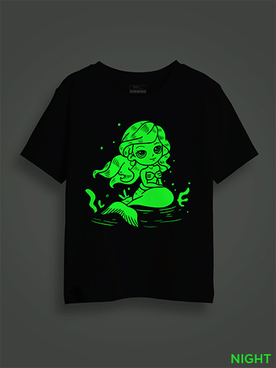 Mermaid Kids Glow Tshirt