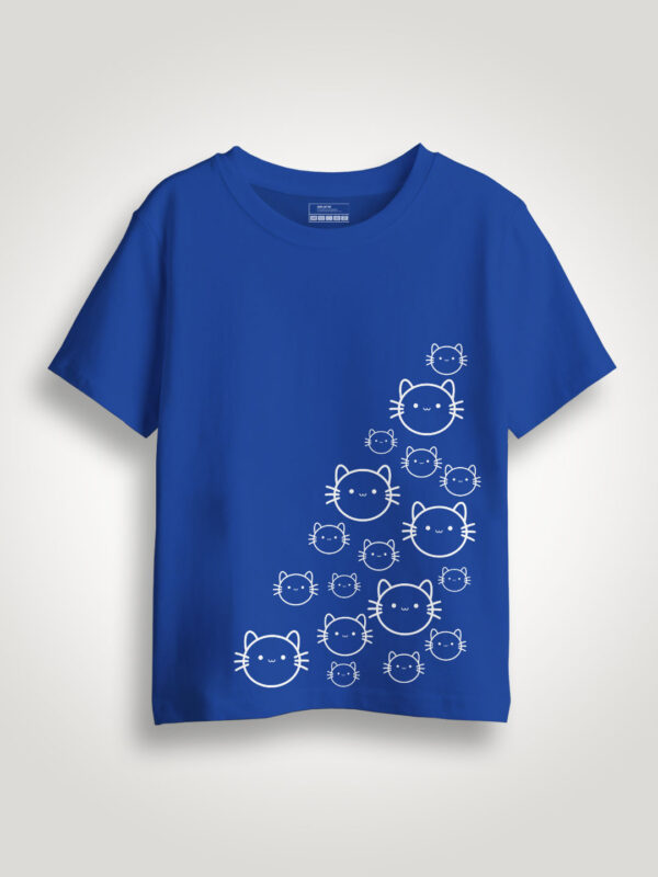 Cute Catty Face  Kids Tshirt