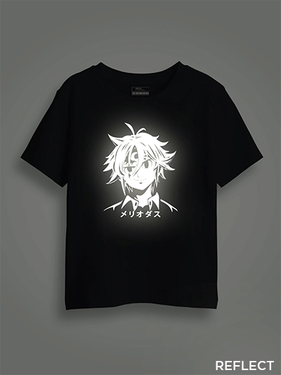 Meliodas Anime Reflective Kids Glow Tshirt