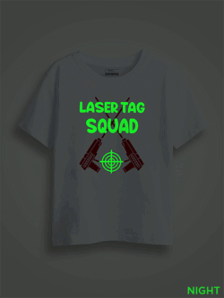 Laser Tag Squad Kids Glow Tshirt