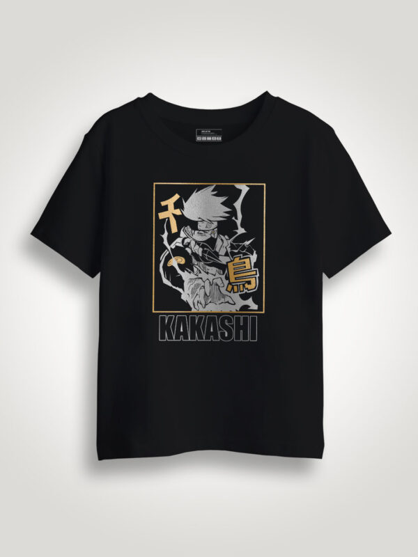 Kakashi Gold Printed Kids Tshirt