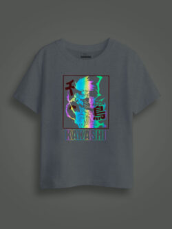 Kakashi Rainbow Reflective Kids Glow Tshirt