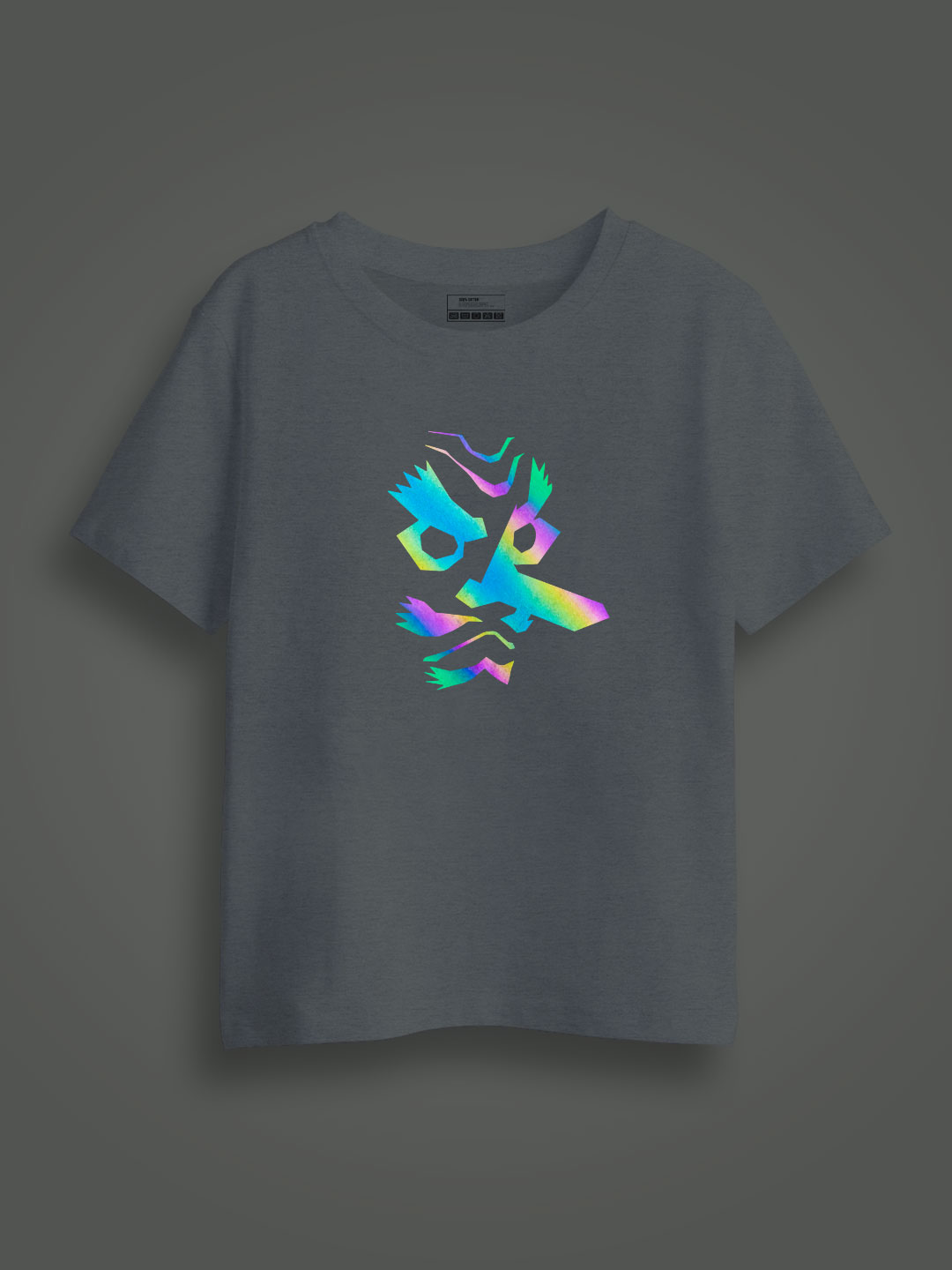 Demon Slayer Rainbow Reflective Kids Glow Tshirt