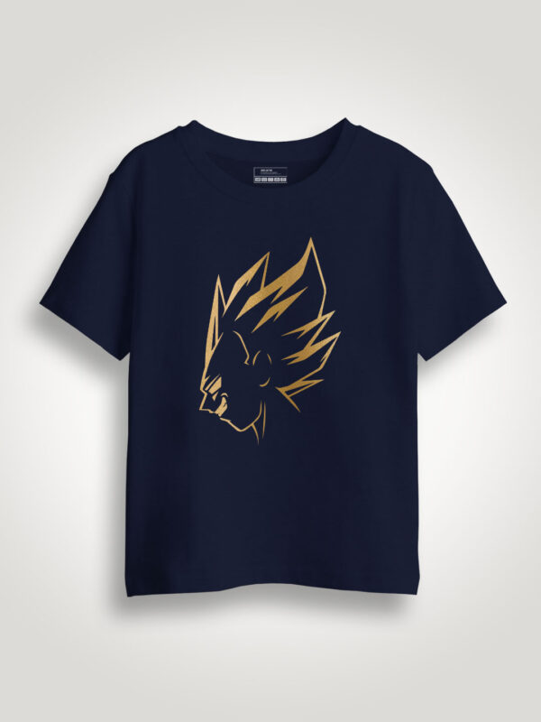 Vegeta Gold Printed Kids Tshirt
