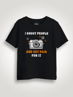 I Shoot People and Get paid  Kids Tshirt