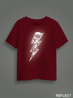 Halloween Reflective Kids Glow Tshirt