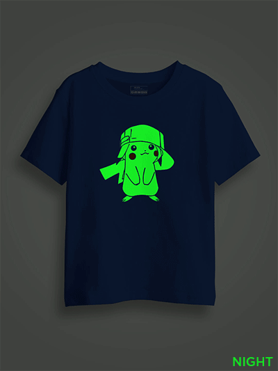 Pikachu Kids Glow Tshirt