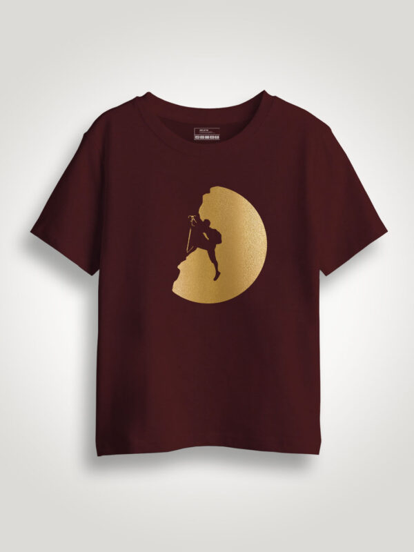 Trekking Gold Printed Kids Tshirt