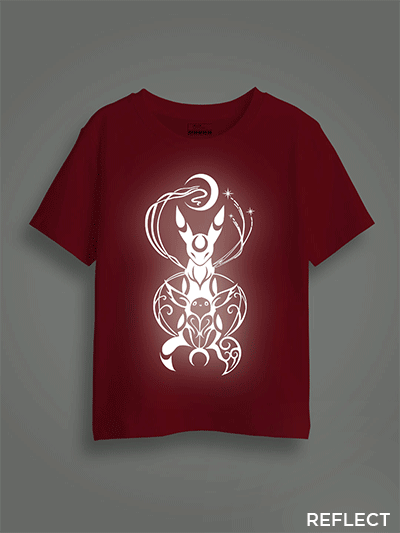 Eevee and Umbreaon Reflective Kids Glow Tshirt