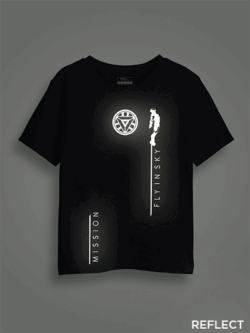 Mission Fly Reflective Kids Glow Tshirt