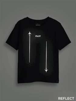 Pilot Reflective Kids Glow Tshirt