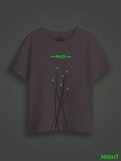 Pilot Fly Kids Glow Tshirt