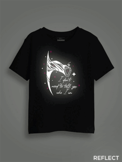 Wanda No Need to Tell Reflective Kids Glow Tshirt