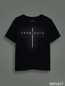 Terminator Reflective Kids Glow Tshirt
