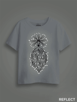 Angle Girl Reflective Kids Glow Tshirt