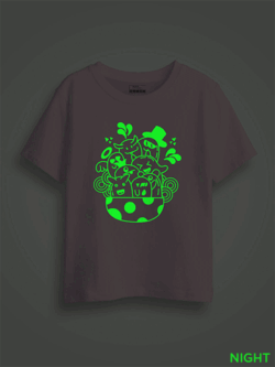Cute Halloween Kids Glow Tshirt