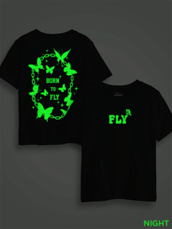 Born to Fly Kids Glow Tshirt