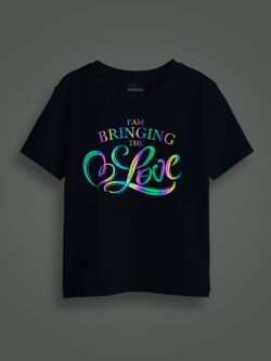 Bringing the Love Rainbow Reflective Kids Glow Tshirt