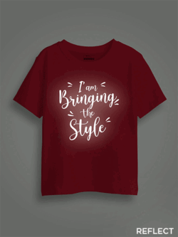 Bringing the Style Reflective Kids Glow Tshirt