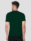 Bottle Green Reflective Print Customize Man Tshirt - Image 7