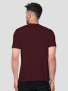 Customize Night Glow Man T-shirt Maroon - Image 6