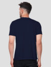 Navy Blue Reflective Print Customize Man Tshirt - Image 7