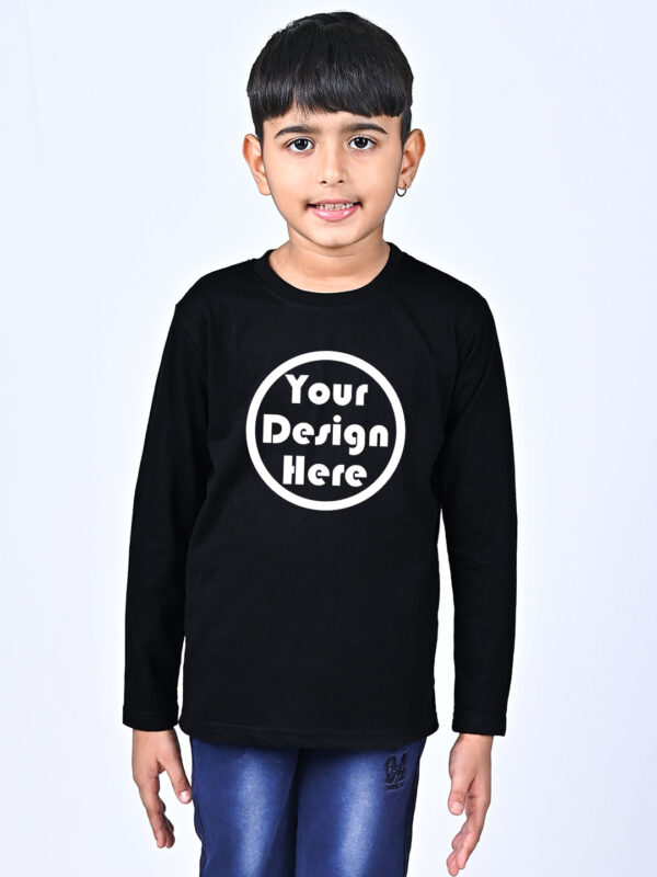 Customize Kids Full sleeve T-shirt Glow in Dark - Image 2