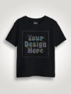 Black Rainbow Reflective Kids Customize Tshirt - Image 2
