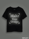 Black Reflective Print Customize Kids Tshirt - Image 3