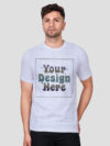 Grey Rainbow Reflective Man Customize Tshirt - Image 4