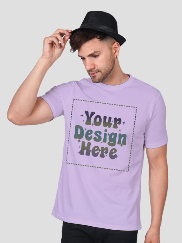 Lavender Rainbow Reflective Man Customize Tshirt - Image 2