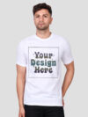 White Rainbow Reflective Man Customize Tshirt - Image 4