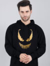 Venom Hoodie Metalic Gold Print