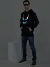 Venom Rainbow Reflective Man Black Hoodie - Image 3
