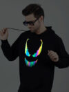 Venom Rainbow Reflective Man Black Hoodie - Image 5