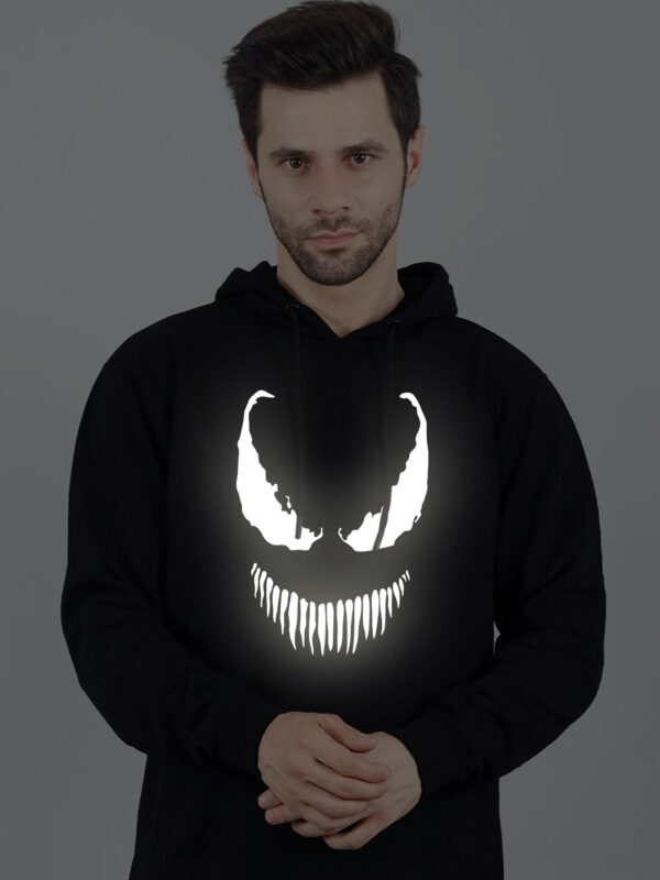 Venom Reflective Man Hoodie - Image 1