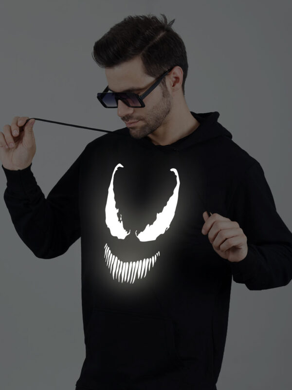 Venom Reflective Man Hoodie - Image 3