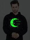 Moon Loves Night Glow in Dark Man Hoodie - Image 3