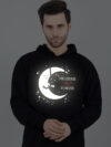 Moon Loves Night Reflective Man Hoodie - Image 3