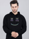 Marshmello Rainbow Reflective Man Black Hoodie - Image 2