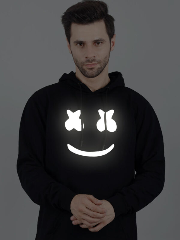 Marshmello Reflective Man Hoodie - Image 3